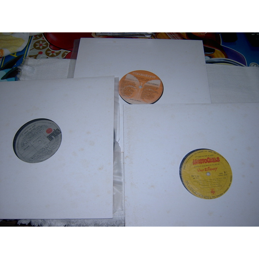 Lp Disco Baby 3, Sandy Junior, A Arca de Noé, Aristogatas | Todos Sem Capas | Ver Descrição
