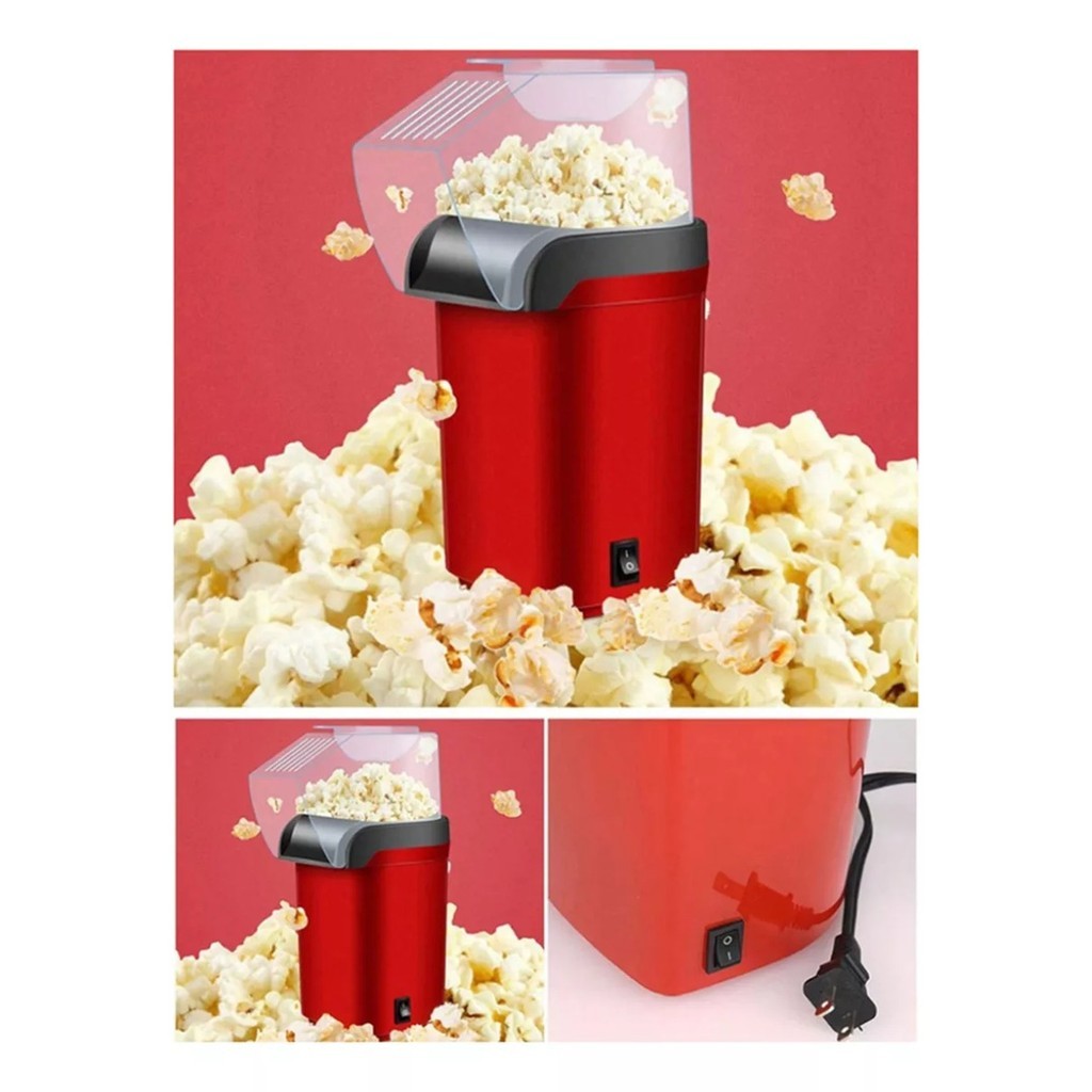 Pipoqueira Elétrica Ar Quente Máquina Fazer Pipoca Sem Óleo Minijoy - 110v /220v TOP
