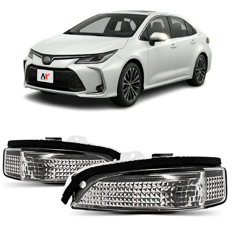 Par/Un Pisca Seta Retrovisor Corolla 2014 2015 2016 2017 2018 2019 em Oferta na Shopee