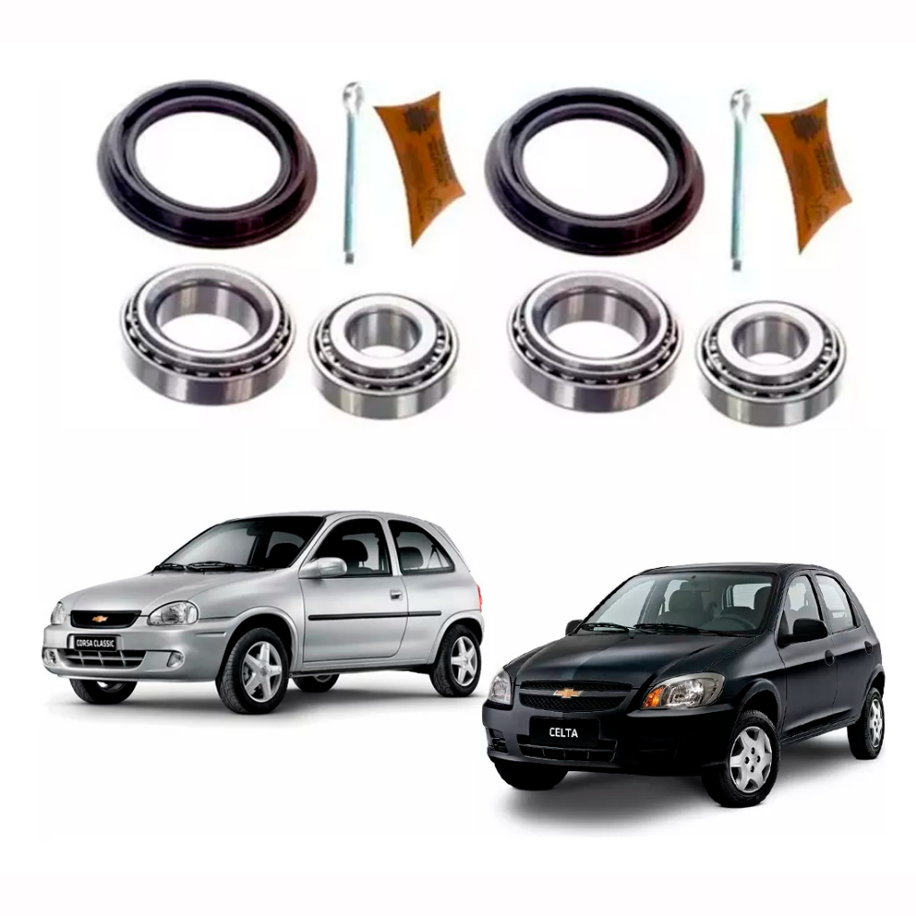 Par Kit Rolamento Roda Traseira Gm Corsa Celta Classic em Oferta na Shopee