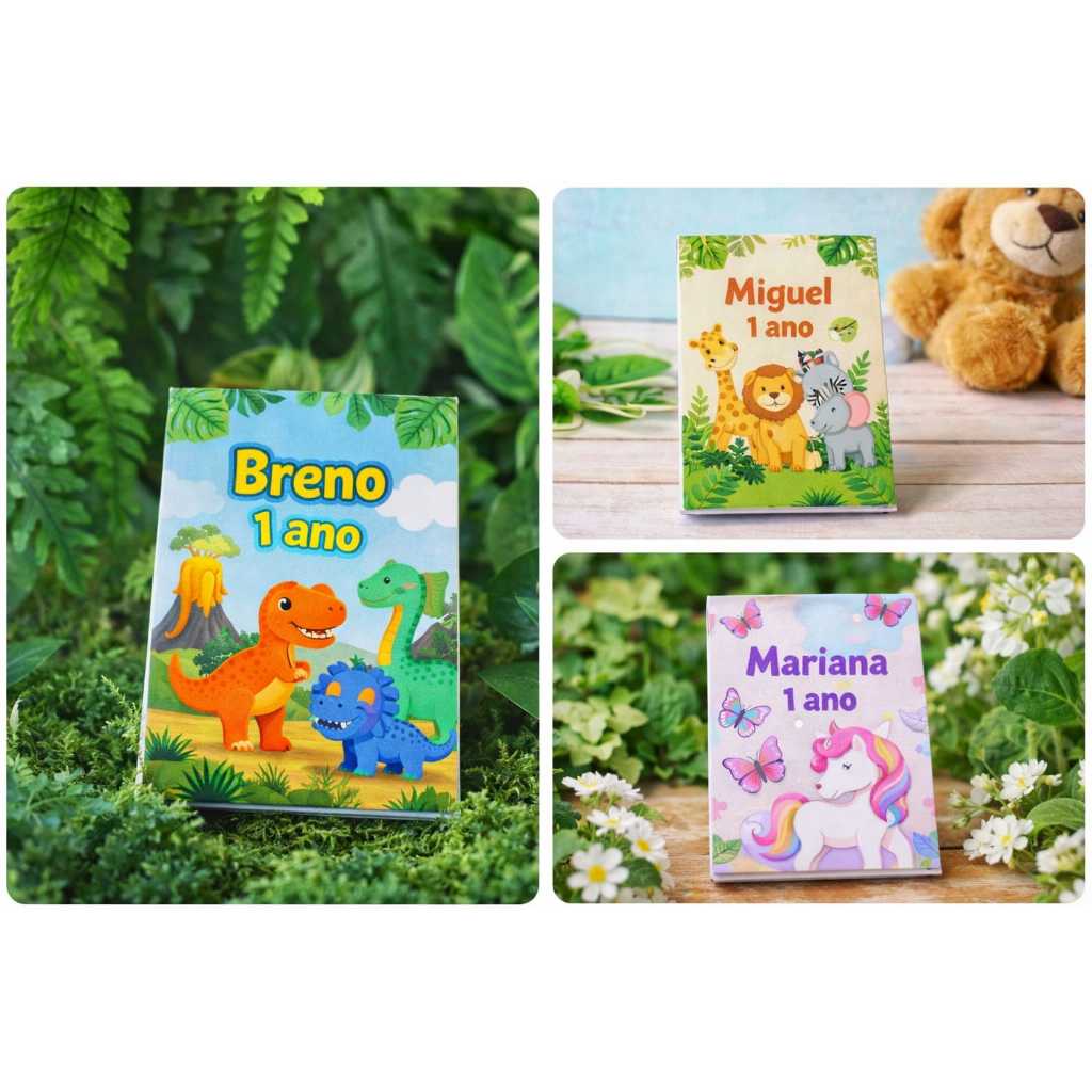 Bloquinho Personalizado A7 | Lembrancinha Criativa e últil | Festa Infantil