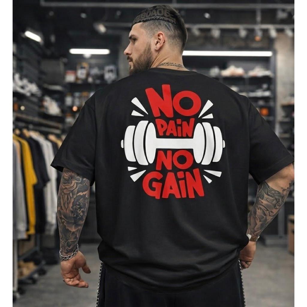 Camiseta Oversized Masculina Streetwear 100% Algodão Premium Várias Cores Confortável P ao GG Academia