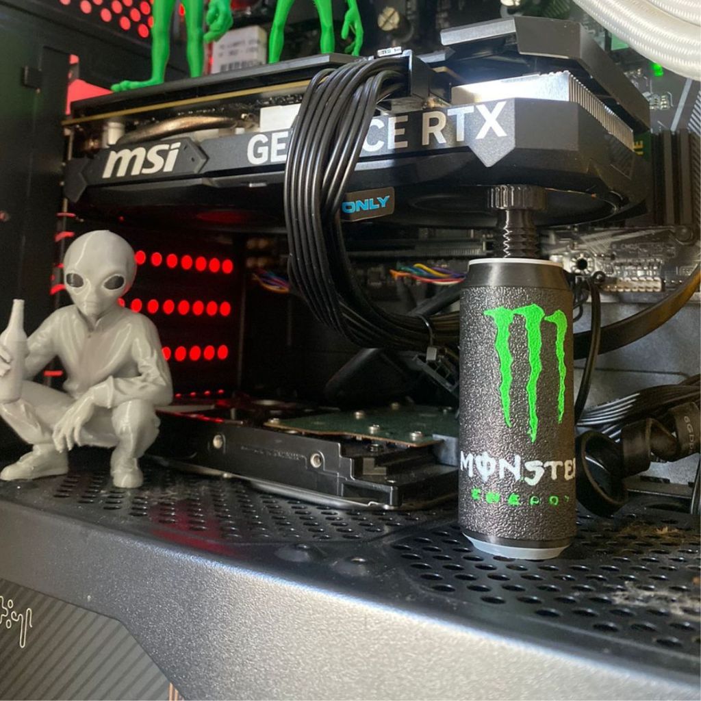 Suporte Vertical Monster De Placa De Vídeo 7,5cm -10,5 cm PC Gamer