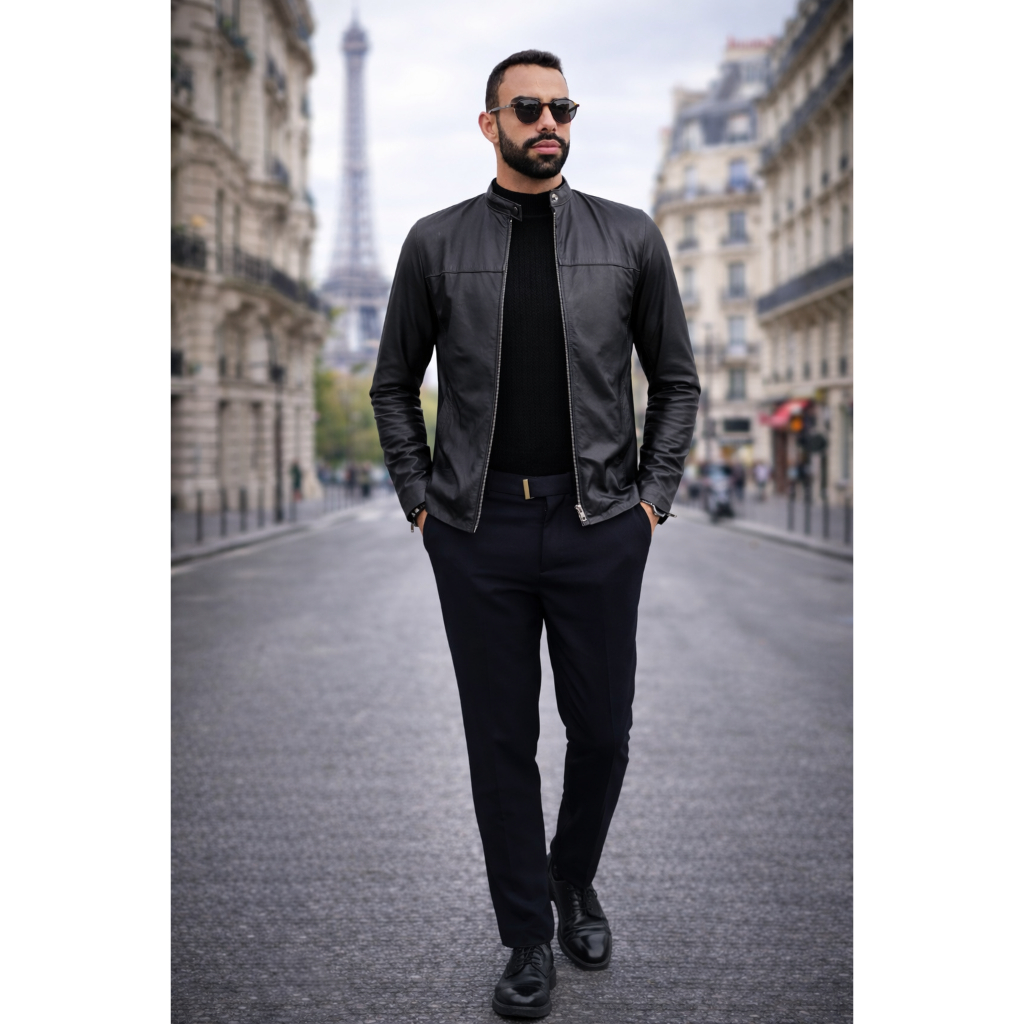 Jaqueta, Casaco De Couro 100% Bovino Legítimo Masculina Casual Original Resistente REF:265