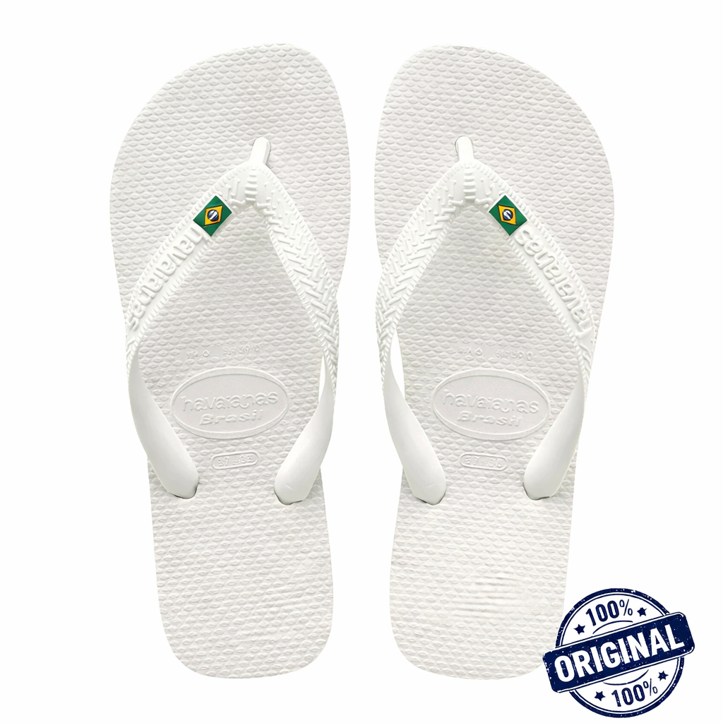 PROMOÇÃO - Chinelo Havaianas Tradicional Bandeira Brasil 100% Original Masculino Feminino Autêntica em Oferta na Shopee