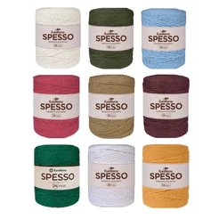 Barbante EuroRoma Spesso Macramê 1KG 254m 24 fios Crochê
