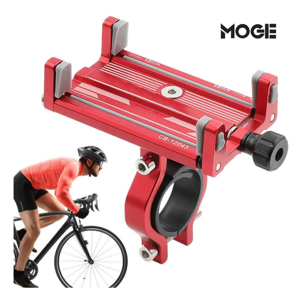 Suporte para Celular em Alumínio | Moto, Scooter e Bicicleta | Universal