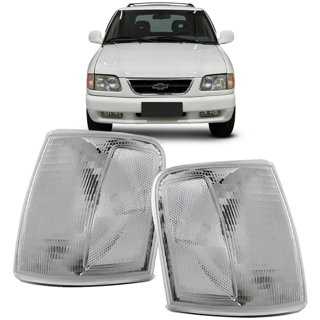 Lanterna Pisca Seta Dianteira S10 Blazer 1995 A 2000 Cristal
