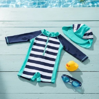 Roupa Banho Bebê Macacão Chapeu Menino FPS UV 50+ Milolê em Oferta na Shopee