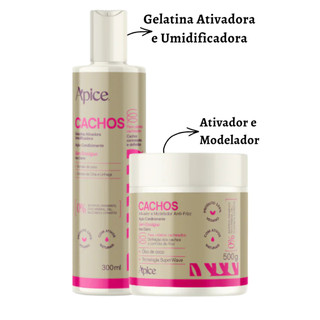 Kit Cachos Finalizadores Apse Ativador e Gelatina