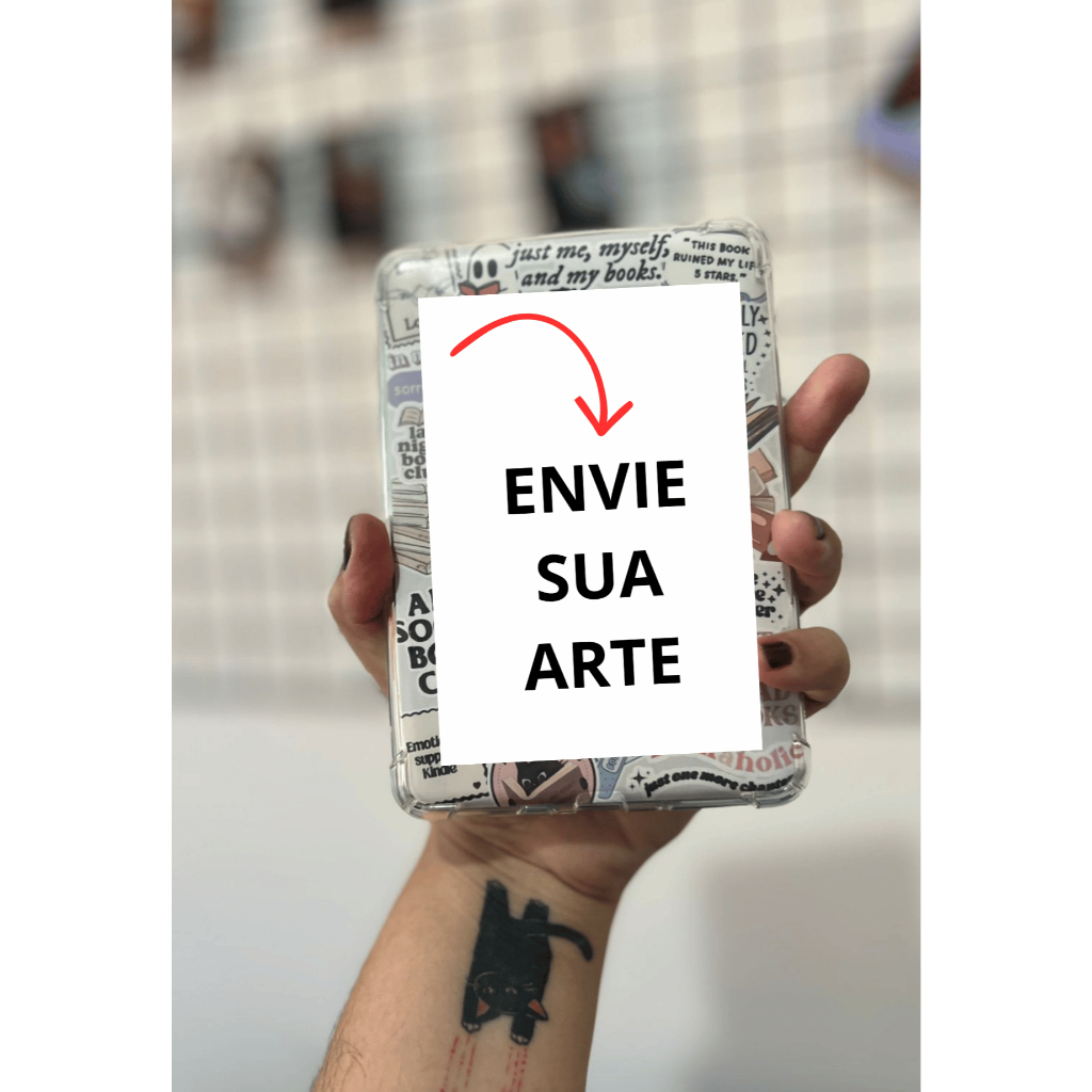Card Skin Insert Kindle | Personalizado | Crie sua arte