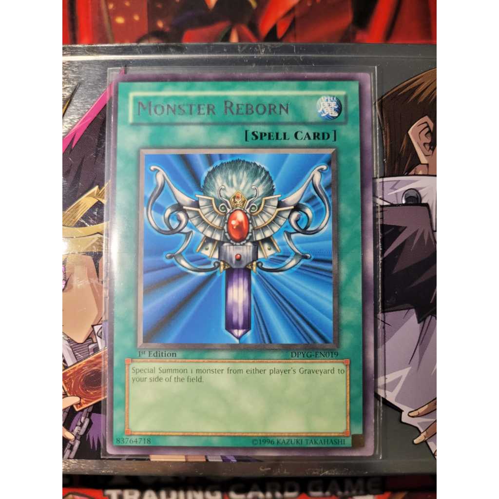 Monster Reborn / Reviver Monstro. Raridade RARO. Duelist Pack YUGI. Yugioh. Original Konami.