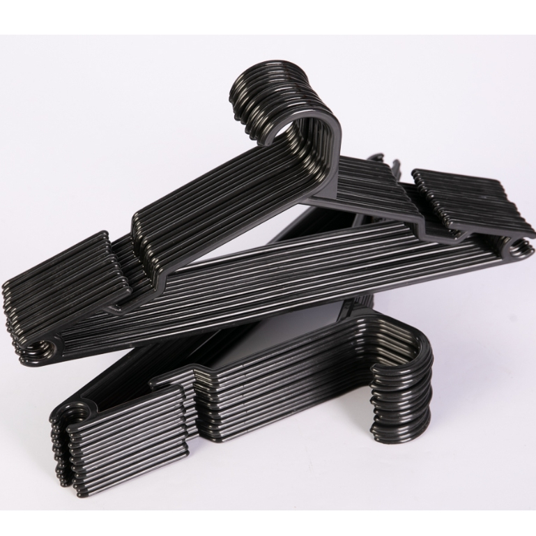 60 Cabides adulto preto redondo. em Oferta na Shopee