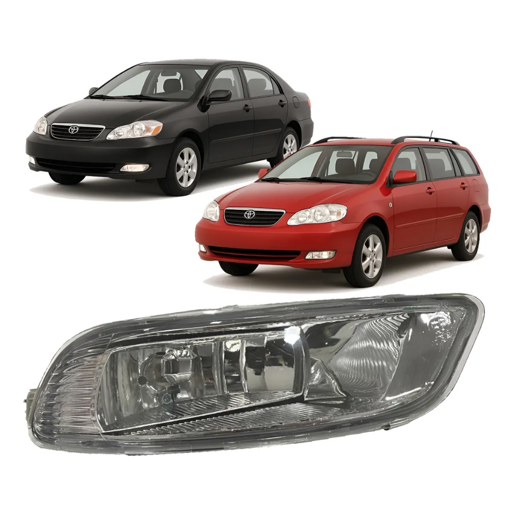 Farol Auxiliar Milha Corolla 2005 A 2009 Policarbonato