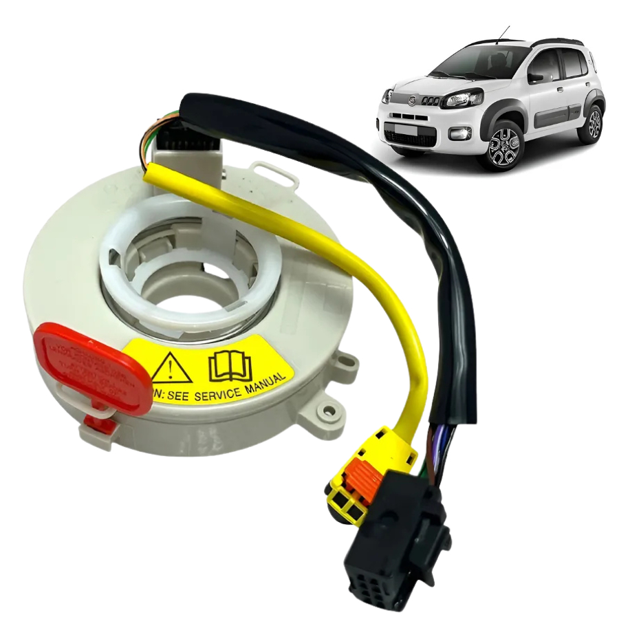 Cinta Airbag Fiat Uno 2015 10 Vias Full Clock Spring Hard Disc Alta Qualidade Volante