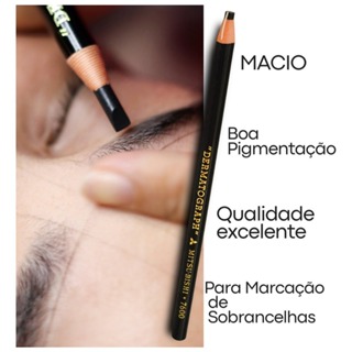 Lápis Para Olhos Dermatográfico Preto 7600 Mitsubishi em Oferta na Shopee