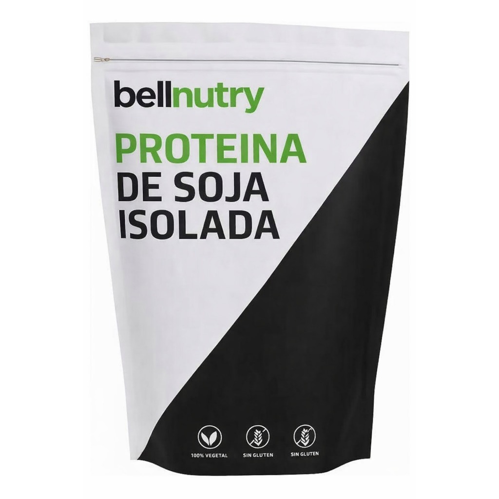 Proteína de Soja Isolada Pura BellNutry 1kg – 90% Proteína, Sem Lactose, Ideal para Ganho Muscular em Oferta na Shopee