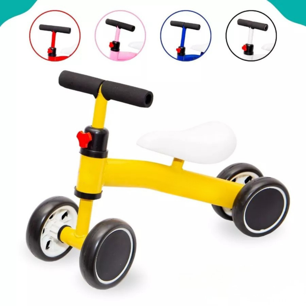 Bicicleta Andador De Equilíbrio Infantil Diversas Cores Brinquedo Criança