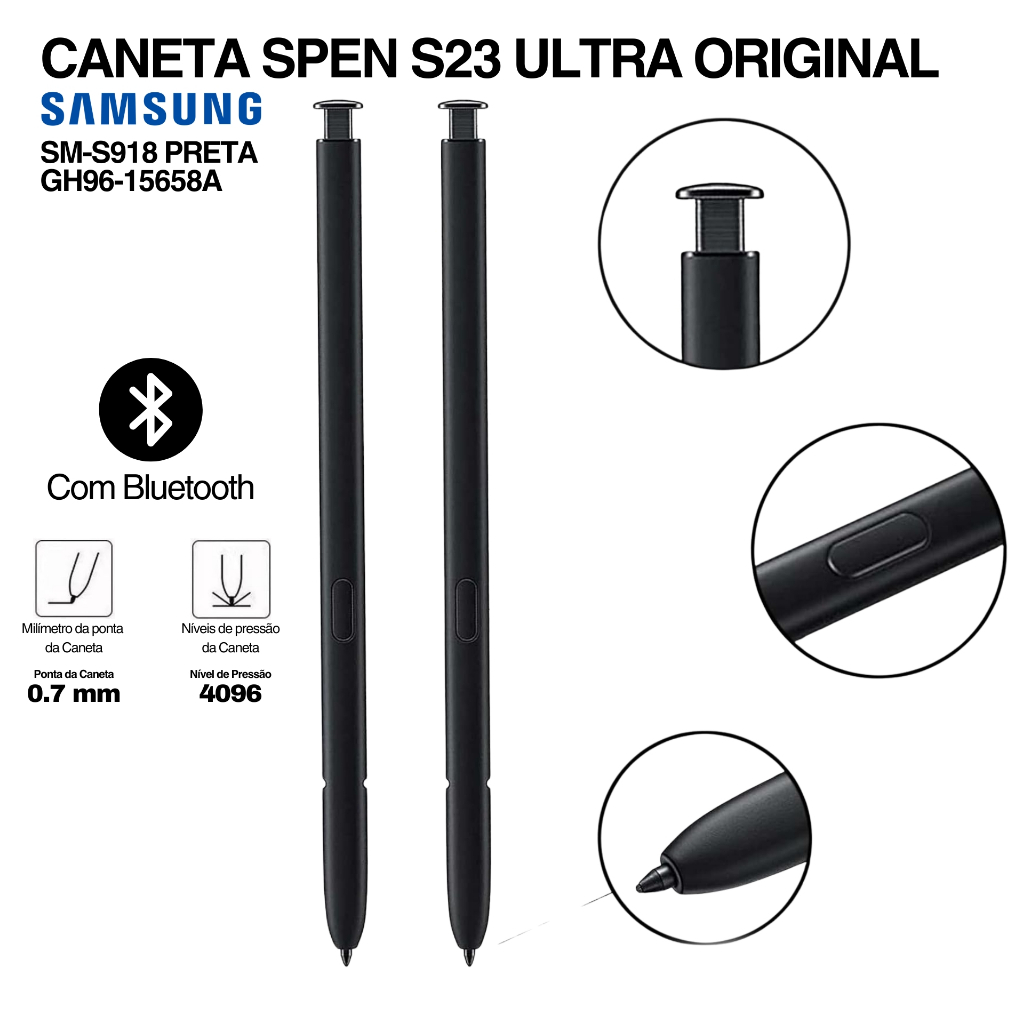 Caneta S-pen Galaxy Samsung S23 Ultra 5g Original Sm-s928u