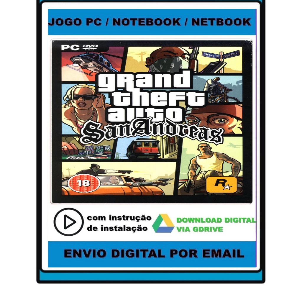 GTA San Andreas Clássico - Pc