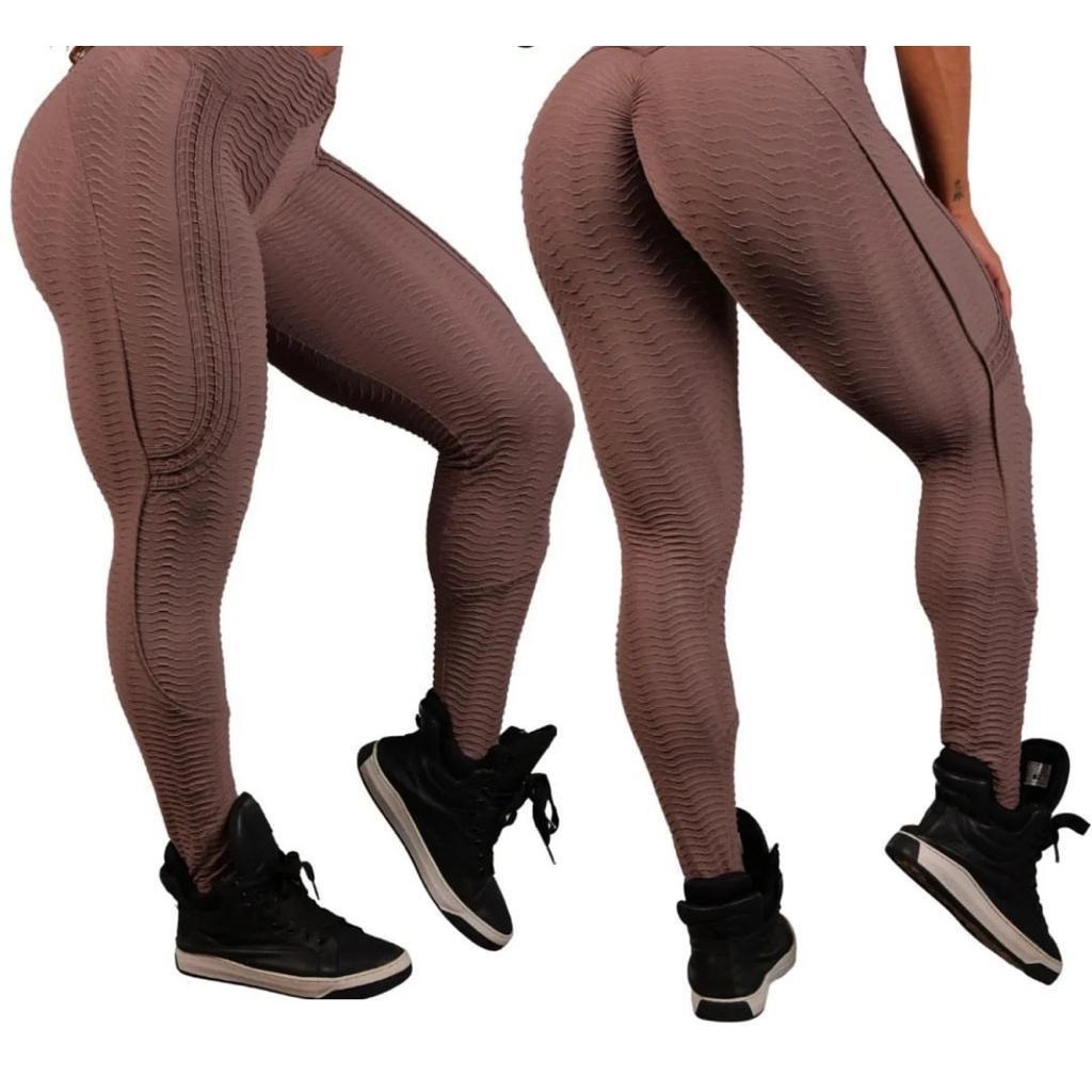 Calça Legging Feminina Cintura Alta Fitness Longa Poliamida