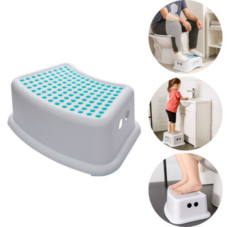Apoio para Pés Banheiro Antiderrapante Degrau Infantil 2 em 1 Ergonômico Vaso Sanitário 90kg