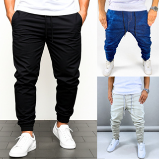 Calças Sport masculinas Jogger camuflada Preto e Branco NJ em Oferta na Shopee