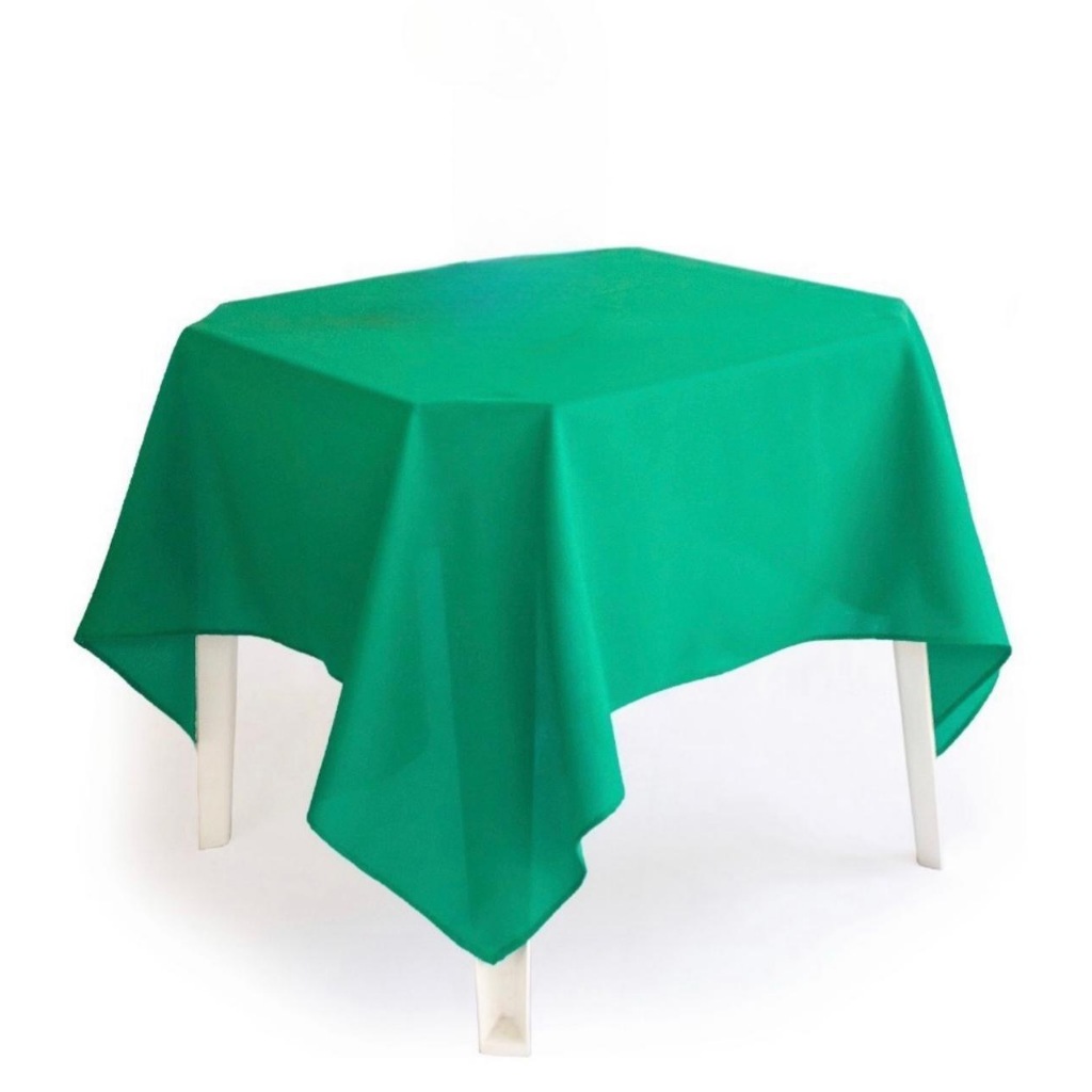 Toalha De Mesa Quadrada 4 Lugares Oxford Lisa 1,5m X 1,5m Para Decorações Festas e buffet Com Bainha em Oferta na Shopee