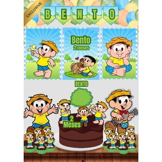 Kit Só um Bolinho Chico Bento  para festa /Aniversário