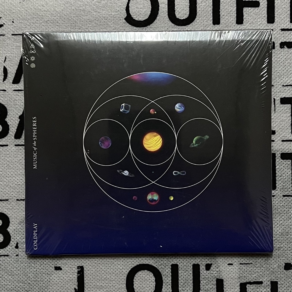CD Coldplay - Music of the Spheres (LACRADO) Selena Gomez BTS