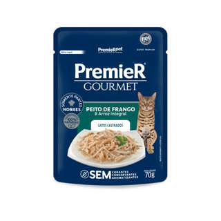 Sache Premier Gatos Castrados Sabor Frango 70g