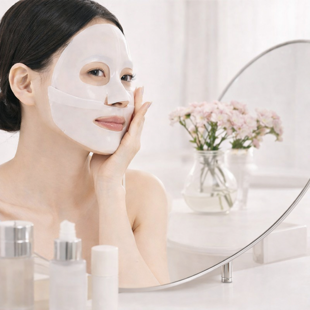 kit 3 unidades de mascara facial de colageno