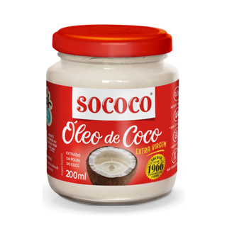 Óleo de Coco Extra Virgem - Sococo 200ml em Oferta na Shopee