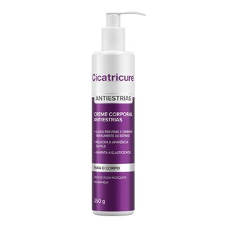 Creme Corporal Cicatricure Anti Estrias 250g - Óleo da Rosa Mosqueta e Niacinamida