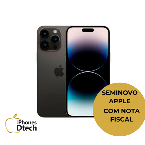Usado: iPhone 14 Pro/14 Pro Max • 128gb/256 gb/512gb • Original com NF nota fisc