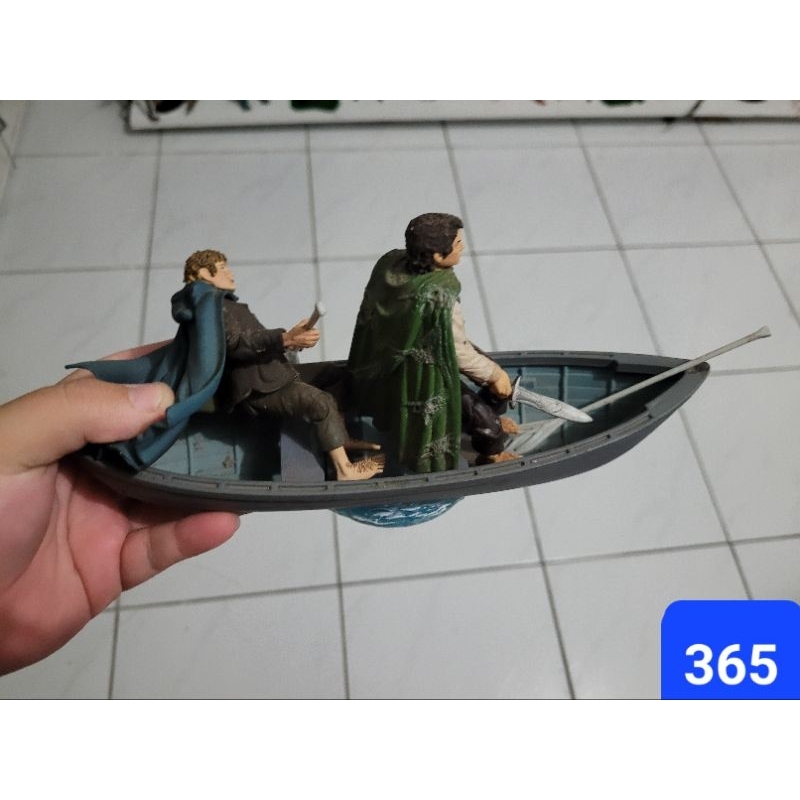 cenário boneco diorama barco senhor dos aneis frodo lord rings toybiz marvel legends neca mcfarlane comic dc