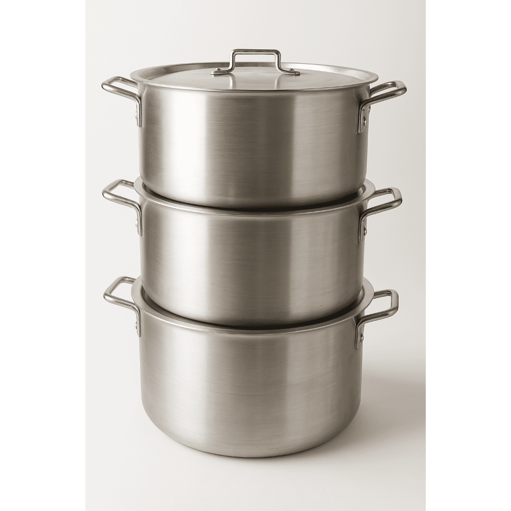 Kit Panelas de Alumínio para Feijoada Jogo de Panela 3 peças Kit Feijoada Caçarola Grande