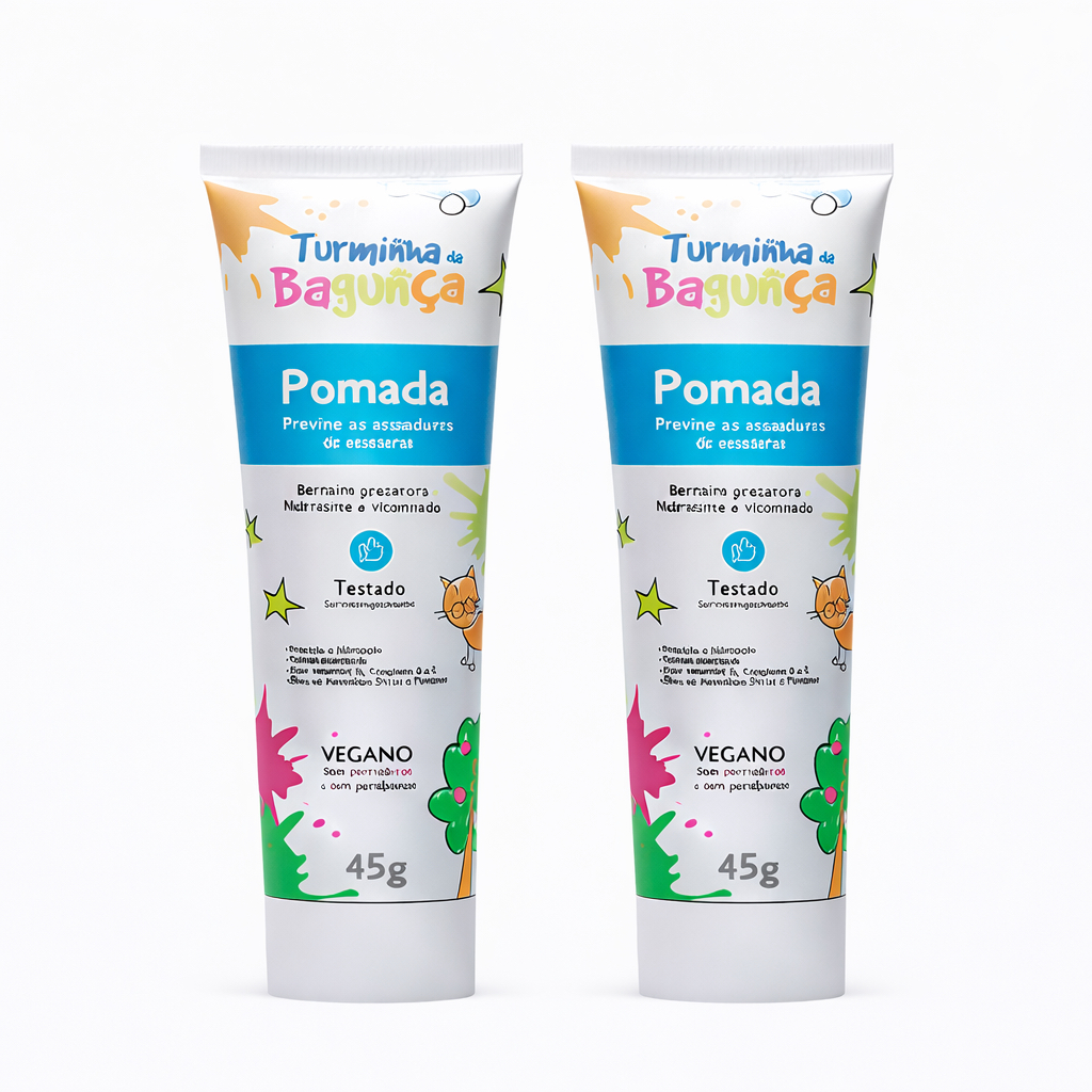 Kit 2 Pomadas Assadura Turminha Da Bagunça 45g Bebê