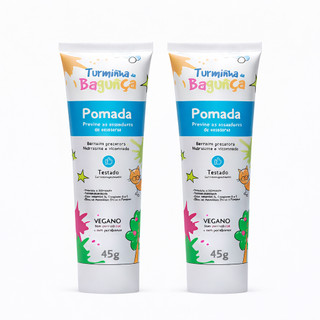 Kit 2 Pomadas Assadura Turminha Da Bagunça 45g Bebê