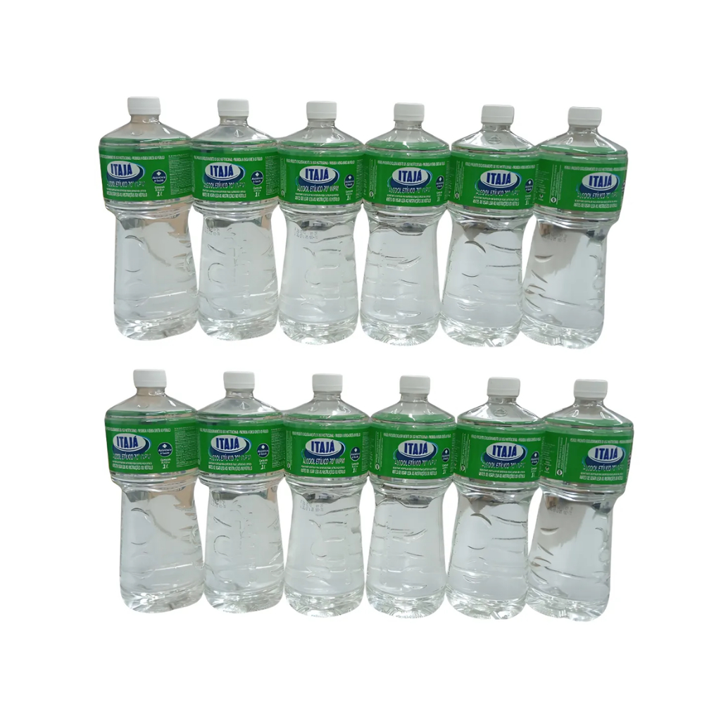 Higienizador de Mãos Antisséptico caixa 12 frascos - Higienização Eficiente 12 Litros