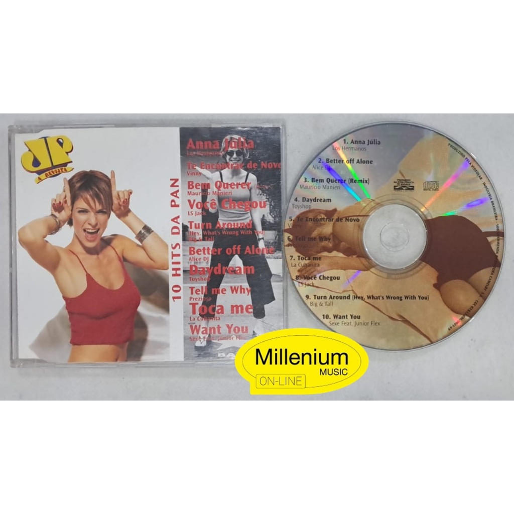 CD Jovem Pan 10 Hits Da Pan 2000 Original Gravadora Colecionador Ótimo Estado