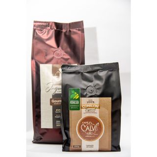 kit cafe jaguare 500 g + cafe em grao cafe calvi cafe especial gostinho do espirito santo