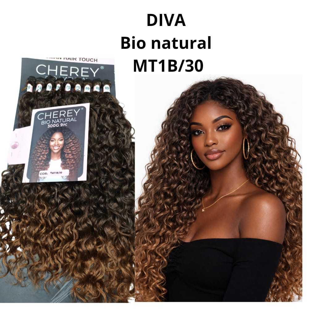 CABELO BIO ORGANICO DIVA 300G 80CM BIO NATURAL CHEREY