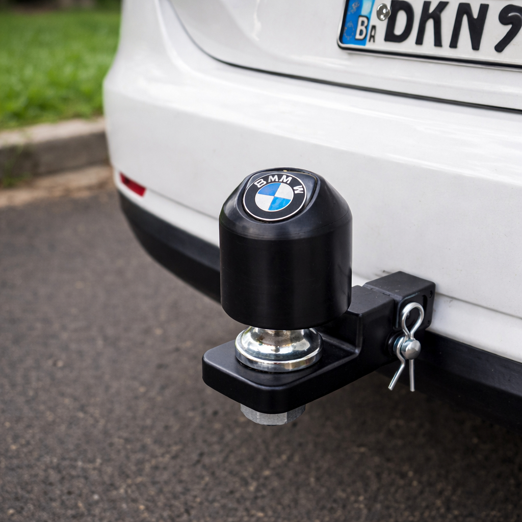 Capa Bola de Engate Universal Personalizada BMW Protetor Reboque Premium