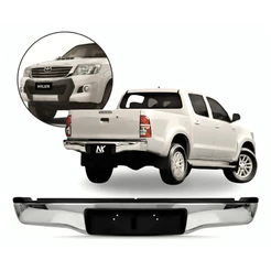 Parachoque Traseiro Hilux Sr Srv 2005 2006 2007 2008 2009 2010 á 2015 1ª Linha Novo