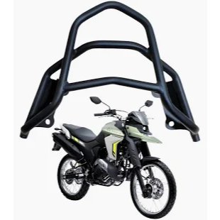 BAGAGEIRO CHURRASQUEIRA SUPORTE BAU XTZ 250 LANDER 2019 A 2024 METALX REFORÇADO