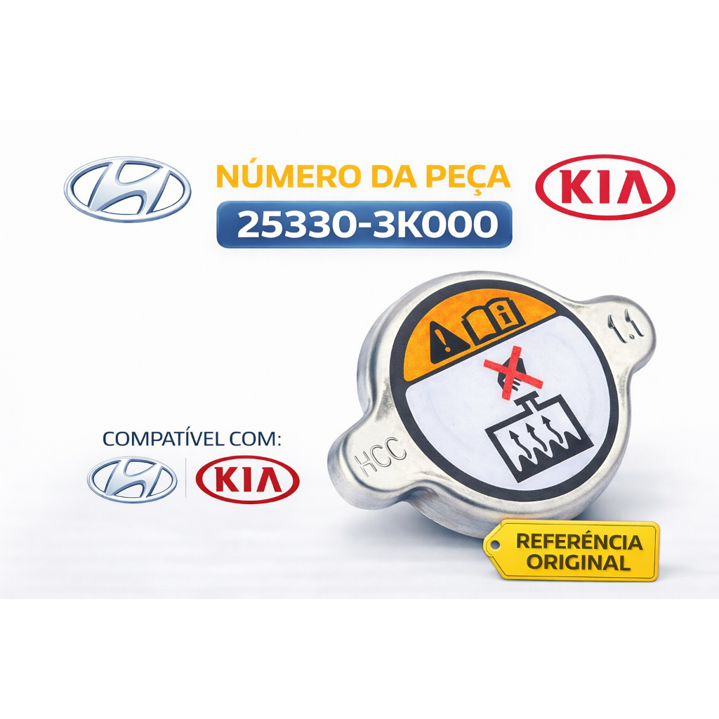 Tampa Radiador Hyundai Sonata I30 Ix35 Hb20 Azera tucson 25330-3k000 Kia Cerato Soul Picanto Sportage Original 25330-3k0