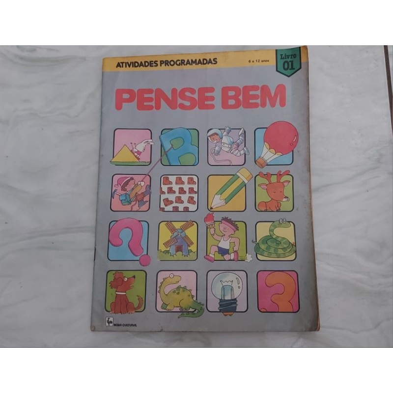 Livro atividade pense bem tectoy anos 90 usado