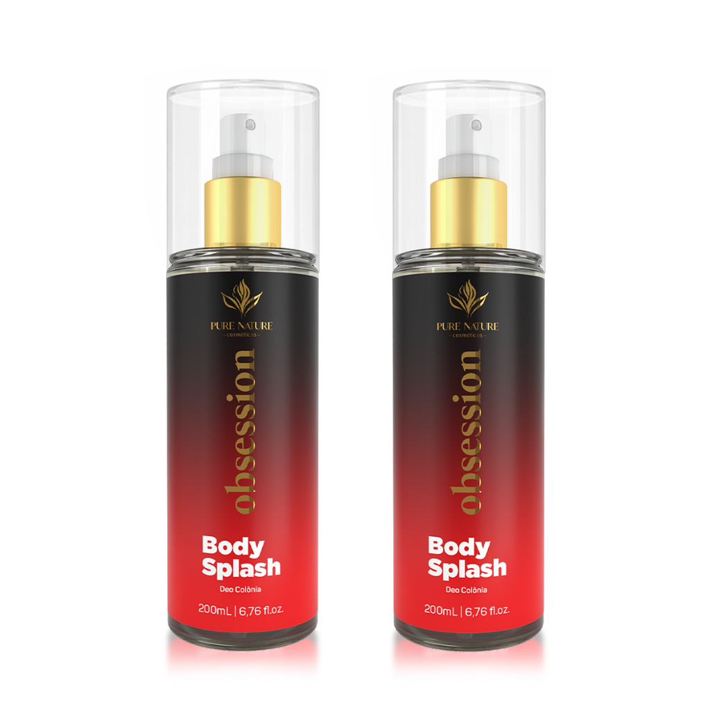 Kit 2 Body Splash Colônia Feminino 200ml Alta Fixação Inspiração Árabes em Oferta na Shopee