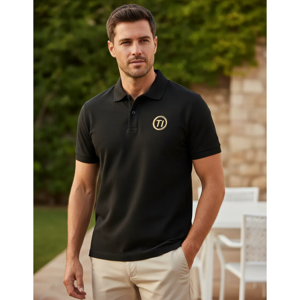 Camiseta Pólo Tecnologia da Informação Masculina em Piquet Estampa em Silk Screen para um visual mais Elegante